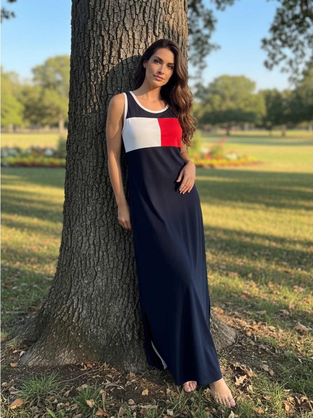 Tommy Hilfiger Sleeveless Maxi Dress